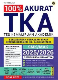 Image of 100% Akurat TKA: Tes Kemampuan Akademik SMK/MAK 2025/2026