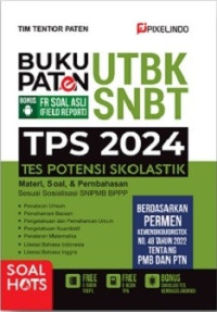Image of Buku Paten UTBK SNBT TPS 2024 Tes Potensi Skolastik
