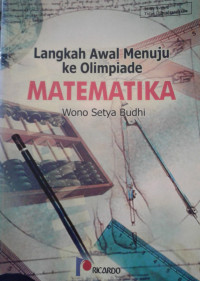 Image of Langkah Awal Menuju ke Oimpiade Matematika